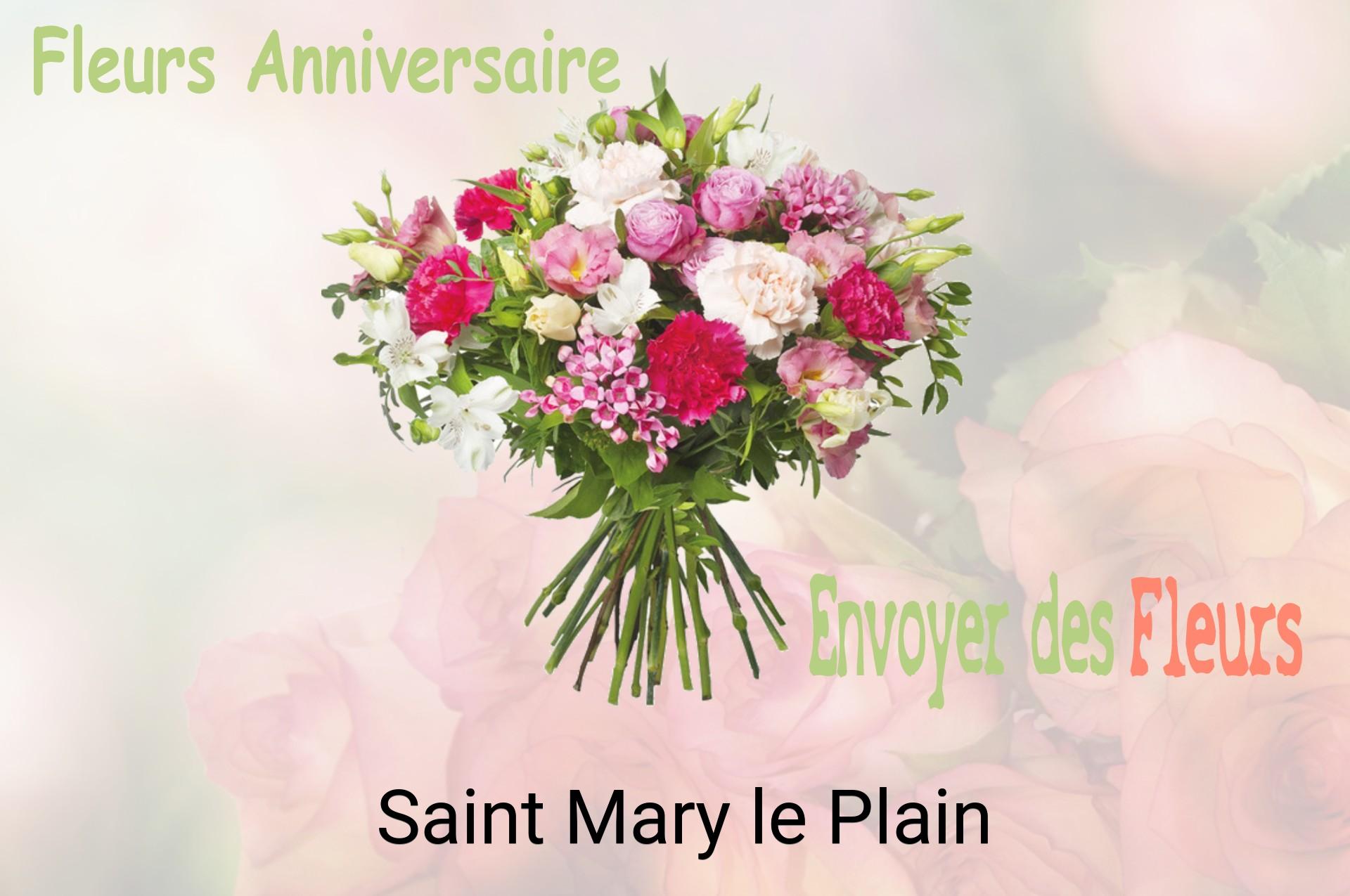 Bouquet de fleurs d’anniversaire livré à Saint-Mary-le-Plain