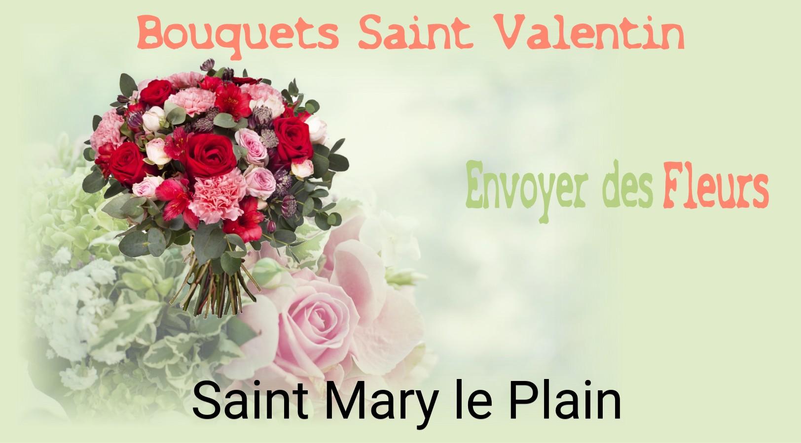 Roses de Saint-Valentin livrées à Saint-Mary-le-Plain